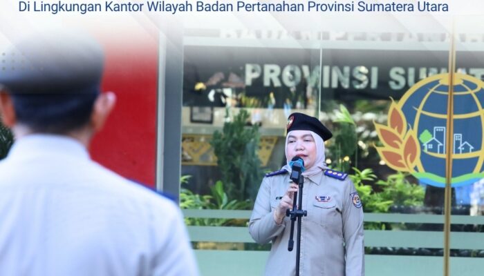 Apel Pagi Kanwil BPN Provinsi Sumatera Utara Sebagai Bentuk Disiplin, Koordinasi, Dan Penguatan Komitmen