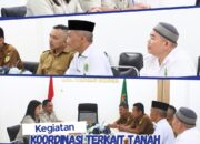 Kantor Pertanahan Kabupaten Serdang Bedagai Berkoordinasi Terkait Tanah Wakaf Masji Jami’ Sei Rampah