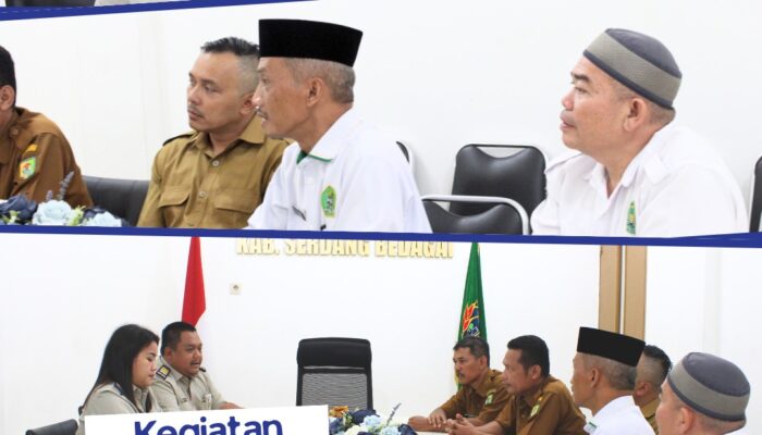 Kantor Pertanahan Kabupaten Serdang Bedagai Berkoordinasi Terkait Tanah Wakaf Masji Jami’ Sei Rampah
