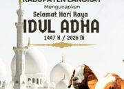 Kantor Pertanahan Kabupaten Langkat Mengucapkan Selamat Hari Raya Idul Adha 1447 H