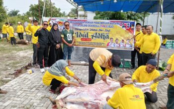 PWMOI Riau dan DNT Tour and Travel Gelar Kurban Perdana, Pererat Solidaritas Pengurus
