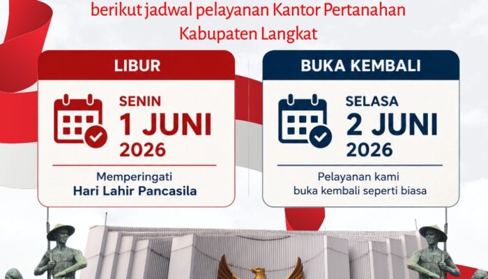 PENGUMUMAN HARI LIBUR PELAYANAN