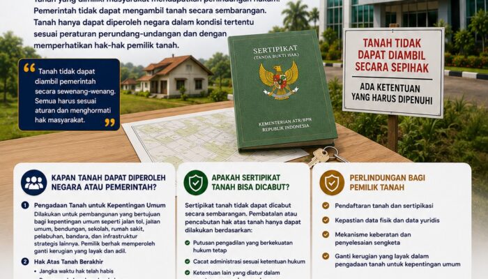 Benarkah Tanah Masyarakat Bisa Diambil Pemerintah? Memahami Hak Atas Tanah dan Ketentuan yang Berlaku