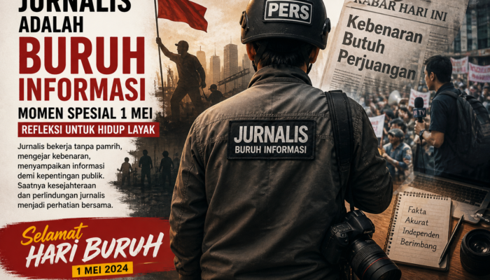 “Jurnalis” Buruh Informasi di Garis Sunyi, Refleksi May Day 1 Mei untuk Hidup yang Layak