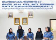 Kantor Wilayah BPN Provinsi Sumatera Utara Serah Terima Taruna Program Studi D-IV Pertanahan Politeknik Agraria STPN