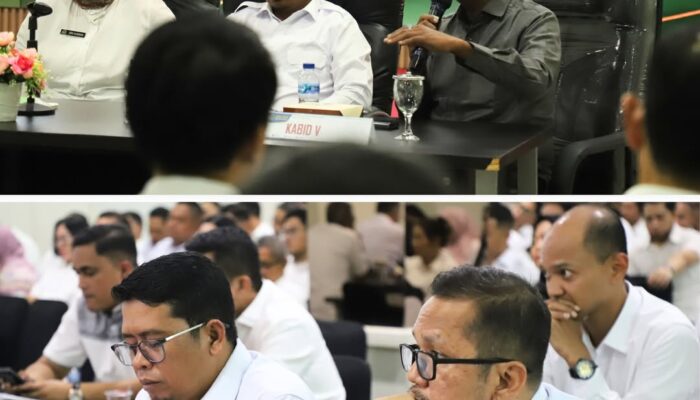 Kepala Kantor Wilayah Badan Pertanahan Nasional Provinsi Sumatera Utara Berikan Pengarahan Kepada Jajaran di Lingkungan Kanwil BPN Sumut