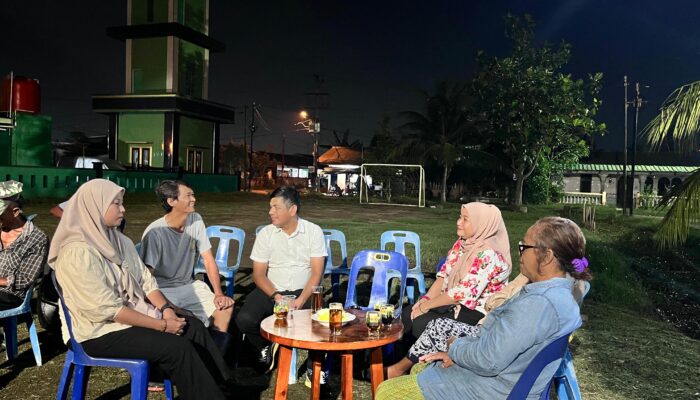 Peresmian Poskamling Jadi Ajang Serap Aspirasi, Warga BTN Tuntut Perbaikan Drainase.