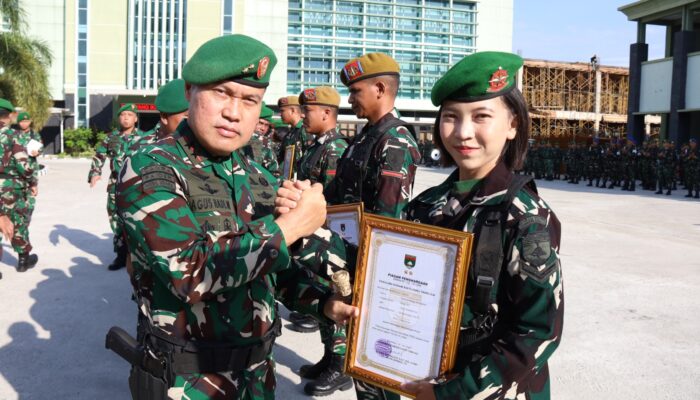 Kodam XIX/Tuanku Tambusai Gelar Upacara 17-an, Pangdam Apresiasi Prajurit Berprestasi dan Aksi Kemanusiaan