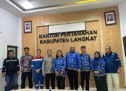 Kantor Pertanahan Kabupaten Langkat Gelar Rapat Tindak Lanjut Penyelesaian AGHT Pengadaan Tanah Jalan Tol Binjai–Langsa