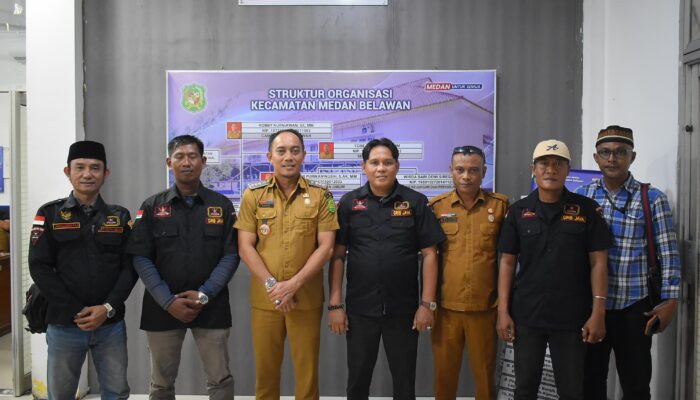 PAC GRIB Jaya Audiensi ke Kantor Camat Medan Belawan, Perkuat Sinergi Organisasi dan Pemerintah