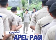 Apel Pagi Kantor Pertanahan Kabupaten Serdang Bedagai Dipimpin Ibu Misniati Sinaga.