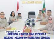 Kantor Pertanahan Kabupaten Serdang Bedagai Mengikuti Virtual Zoom Briefing Panitia dan Peserta Seleksi Kelompok Rencana Suksesi Jabatan Administrator 