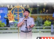 Kepala Kantor Wilayah Badan Pertanahan Nasional Provinsi Sumatera Utara Pimpin Apel Pagi Rutin