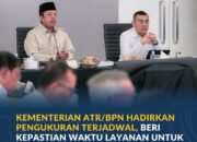 Kementerian ATR/BPN Hadirkan Pengukuran Terjadwal, Beri Kepastian Waktu Layanan Untuk Masyarakat