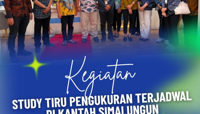 Kantor Pertanahan Kabupaten Serdang Bedagai Gelar Studi, Tiru Pengukuran Terjadwal di Kantor Pertanahan Kabupaten Simalungun