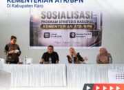 Kantor Wilayah Badan Pertanahan Nasional Provinsi Sumatera Melaksanakan Kegiatan Sosialisasi Program Strategis Nasional