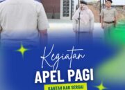 Apel Pagi Kantor Pertanahan Kabupaten Serdang Bedagai Dipimpin Andina Sari, S.H