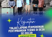 Kantor Pertanahan Kabupaten Serdang Bedagai Tinjau Lapang Dalam Rangka Permohonan Pertimbangan Teknis Pertanahan di Desa Sei Buluh