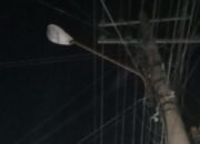 14 Lampu Jalan Mati Sebulan, Jalur Protokol Aek Batu Gelap Gulita.