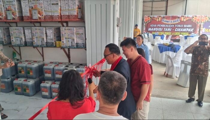 Grand Opening Toko Pupuk Mandiri Tani di Cikampak, Dukung Kebutuhan Petani di Torgamba