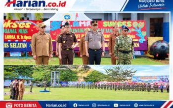 Bukan Sekadar Seremoni! HUT ke-81 TNI Jadi Momentum Perkuat Sinergi TNI-Polri di Nias Selatan