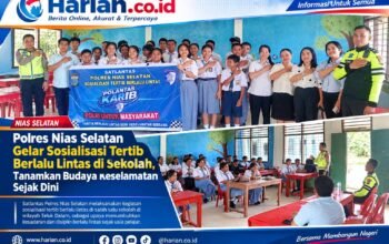 Bukan Sekadar Tilang, Satlantas Polres Nias Selatan Tanamkan Kesadaran Lalu Lintas ke Pelajar Lahusa